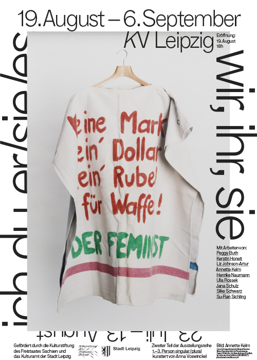 Kerstin Honeit – News: Ausstellung Leipzig: 1.–3. Person singular / plural 