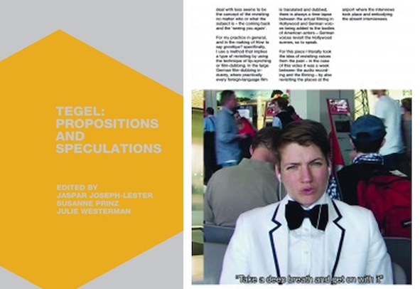 Kerstin Honeit – News: Publication Tegel Propositions and Speculations